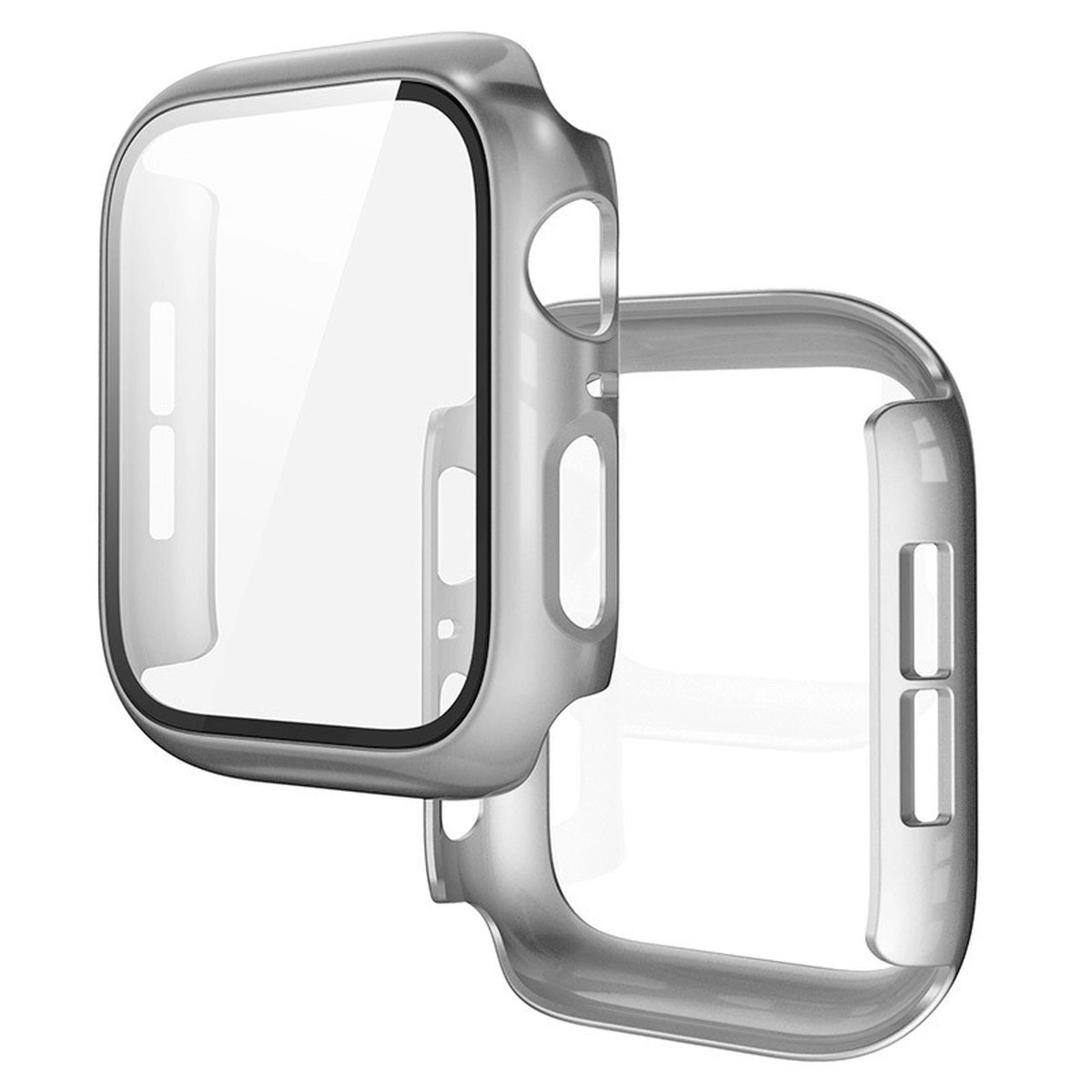 Etui z wbudowanym szkłem Bizon Case Watch Adamo do Apple Watch SE 3 / SE 2 / SE / 6 / 5 / 4 (40 mm)
